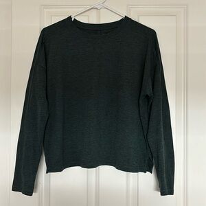 Girlfriend Collective - Moss Reset Long Sleeve Tee